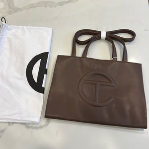 Chocolate Telfar bag (medium)